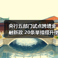 央行五部门试点跨境金融新政 20条举措提升便利化水平（图4）