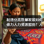 制造业高质量发展如何借力人力资源服务？人社部最新部署（图1）