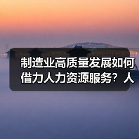 制造业高质量发展如何借力人力资源服务？人社部最新部署（图4）