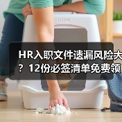 HR入职文件遗漏风险大？12份必签清单免费领取（图3）