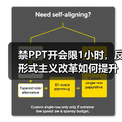 禁PPT开会限1小时，反形式主义改革如何提升职场效率？（图3）