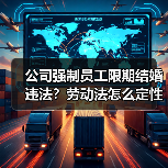 公司强制员工限期结婚违法？劳动法怎么定性？（图3）