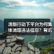 清朗行动下平台为何集体清理违法信息？背后原因曝光（图3）