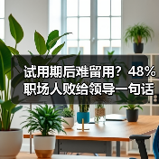试用期后难留用？48%职场人败给领导一句话（图2）