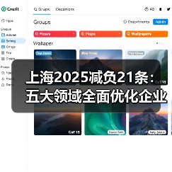 上海2025减负21条：五大领域全面优化企业成本（图4）