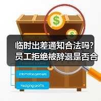 临时出差通知合法吗？员工拒绝被辞退是否合规？（图2）
