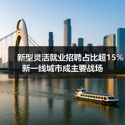 新型灵活就业招聘占比超15% 新一线城市成主要战场（图3）