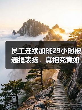 员工连续加班29小时被通报表扬,真相究竟如何?(图2) 员工连续加班29小时被通报表扬,真相究竟如何?(图2)
