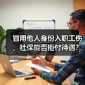 冒用他人身份入职工伤,社保能否拒付待遇?(图4) 冒用他人身份入职工伤,社保能否拒付待遇?(图4)