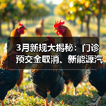 3月新规大揭秘:门诊预交金取消、新能源汽车检测升级等重要变化(图3) 3月新规大揭秘:门诊预交金取消、新能源汽车检测升级等重要变化(图3)