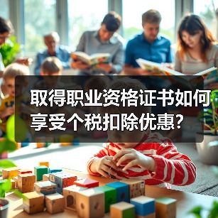 取得职业资格证书如何享受个税扣除优惠?(图3) 取得职业资格证书如何享受个税扣除优惠?(图3)
