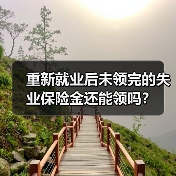重新就业后未领完的失业保险金还能领吗？（图2）
