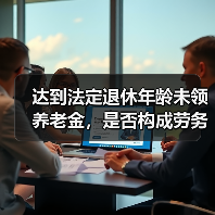 达到法定退休年龄未领养老金,是否构成劳务关系?(图1) 达到法定退休年龄未领养老金,是否构成劳务关系?(图1)