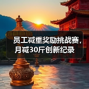 员工减重奖励挑战赛，月减30斤创新纪录（图1）