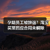 孕期员工被辞退？淘宝买菜回应合同未解除（图4）