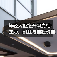 年轻人拒绝升职真相:压力、副业与自我价值的博弈(图4) 年轻人拒绝升职真相:压力、副业与自我价值的博弈(图4)