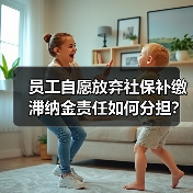 员工自愿放弃社保补缴滞纳金责任如何分担?(图2) 员工自愿放弃社保补缴滞纳金责任如何分担?(图2)