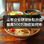 山东企业研发补贴升级 最高500万额度如何申请?(图2) 山东企业研发补贴升级 最高500万额度如何申请?(图2)