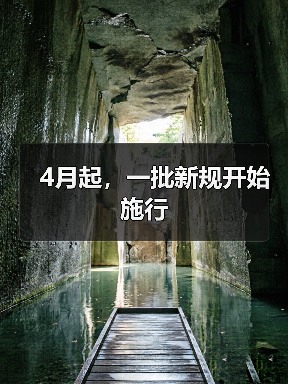 4月起，一批新规开始施行（图1）