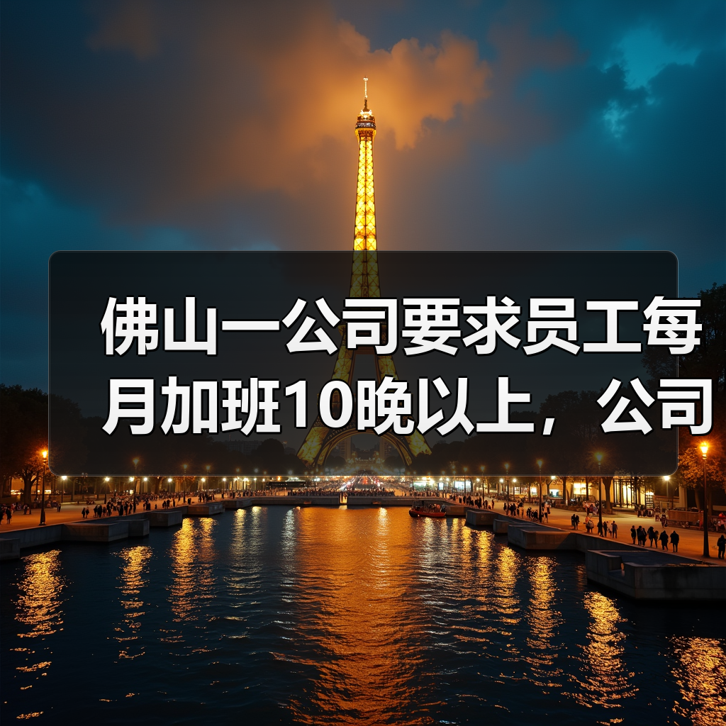 佛山一公司要求员工每月加班10晚以上，公司：自愿加班，可帮缴社保个人部分（图1）