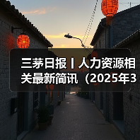 三茅日报丨人力资源相关最新简讯（2025年3月26日）（图1）