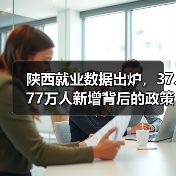 陕西就业数据出炉，37.77万人新增背后的政策揭秘（图3）