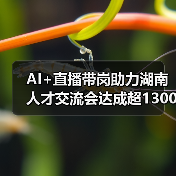 AI+直播带岗助力湖南人才交流会达成超1300就业意向(图3) AI+直播带岗助力湖南人才交流会达成超1300就业意向(图3)