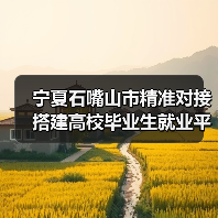 宁夏石嘴山市精准对接搭建高校毕业生就业平台（图1）