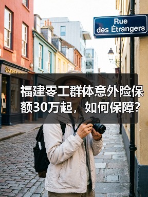 福建零工群体意外险保额30万起,如何保障?(图2) 福建零工群体意外险保额30万起,如何保障?(图2)