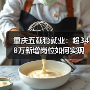 重庆五载稳就业:超348万新增岗位如何实现?(图4) 重庆五载稳就业:超348万新增岗位如何实现?(图4)
